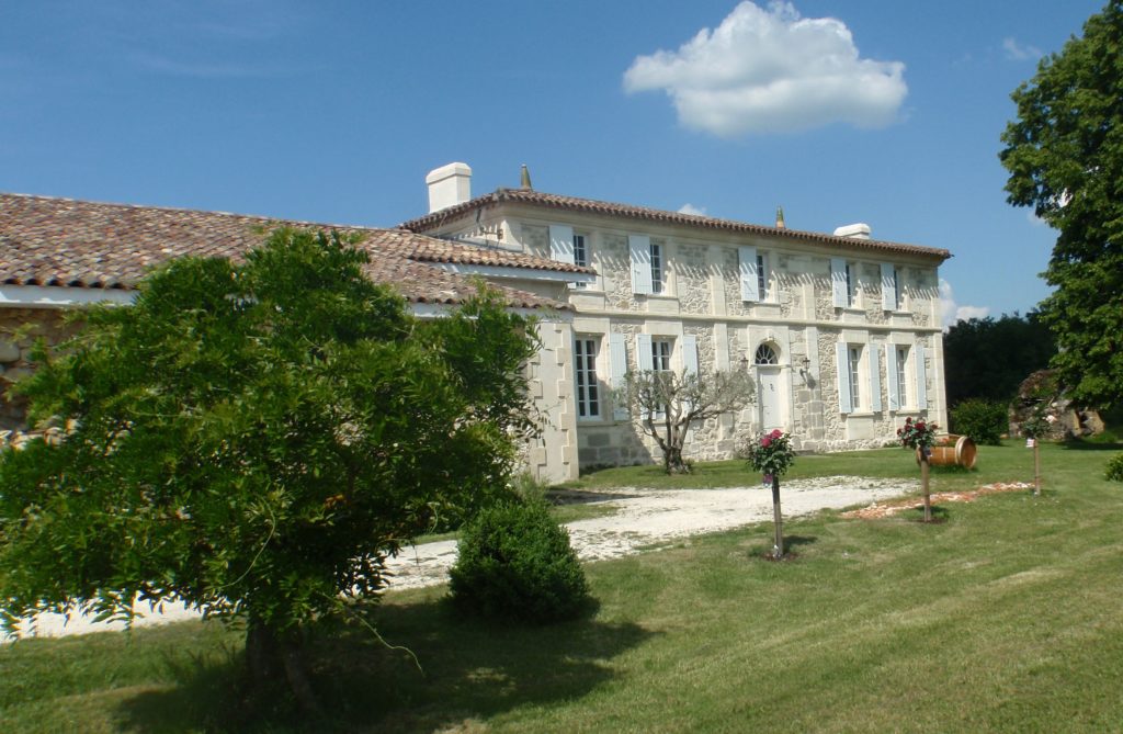 Propriété Chateau La Caderie Vins Bios Bordeaux Saint Martin du Bois